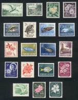 Yvert 26/44, Birds, Fish And Flowers, Complete Set Of 19 Values, Excellent Quality! - Norfolk Island