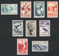 Yvert 319/323 + A.32/35, Sports, Olympic Games, Complete Set Of 9 Values, Very Fine Quality! - Other & Unclassified