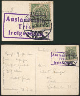 Postcard Sent To Kiel On 27/JUN/1916 Franked With 5c., Interesting Cancels! - Andere & Zonder Classificatie