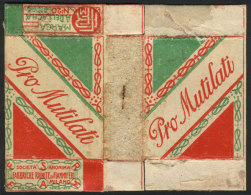 WORLD WAR I: "Pro Mutilati" Matchbox (disassembled ), VF Quality, Interesting! - Zonder Classificatie