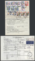 Dispatch Note Of A Parcel Post Sent To South Africa On 7/MAY/1985, With Large Postage Of L.57,860, Very Attractive! - Zonder Classificatie