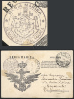 PALMARIA LIGHTHOUSE: Card For Corrrespondence With War Free Frank Of The Regia Marina, Sent From The Palmaria... - Unclassified