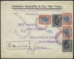 Registered Cover Sent To Germany On 23/JUN/1914, VF Quality! - Guatemala