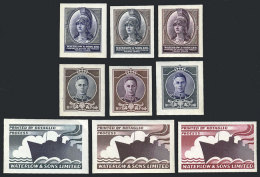 9 Proofs Of Cinderellas Or Stamps Printed By Waterlow & Sons Ltd., Circa 1940, MNH, VF Quality! - Werbemarken, Vignetten