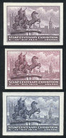3 Proofs Of Cinderellas Or Stamps For The Stamp Centenary Exhibition Of London 1940, Printed By Waterlow & Sons... - Cinderellas