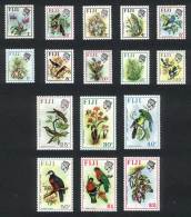 Yvert 283/98, Flowers And Birds, Complete Set Of 16 Values, Excellent Quality! - Fidschi-Inseln (...-1970)