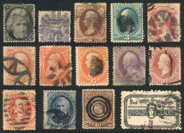 Small Lot Of Old Stamps, Interesting, Most With Minor Defects, Good Appearance, High Catalog Value, Good... - Andere & Zonder Classificatie