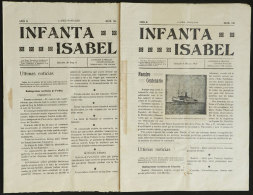 2 Periodicals Of The Ship INFANTA ISABEL En Route To Europe (4 And 6 March 1916, Issue 100 And 101), The First One... - Zonder Classificatie
