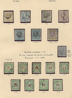 FORGERIES: Interesting Page Of An Old Collection With Different Forged Stamps, Many Are Very Well Made, VF Quality,... - Curaçao, Antilles Neérlandaises, Aruba