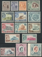 Sc.168/182, 1955 Complete Set Of 15 Unmounted Values, Excellent Quality, Catalog Value US$107+ - Unused Stamps