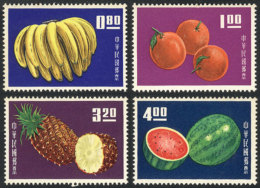 Sc.1414/1417, 1964 Fruit, Cmpl. Set Of 4 Values, MNH, VF Quality, Catalog Value US$91 - Autres & Non Classés