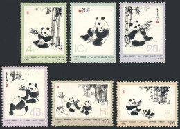 Sc.1108/1113, 1973 Giant Panda, Cmpl. Set Of 6 Values, MNH, Very Fine Quality, Catalog Value US$230 - Andere & Zonder Classificatie