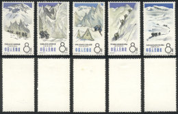 Sc.828/832, 1965 Mountaineering, Cmpl. Set Of 5 Values, Mint Very Lightly Hinged, VF Quality, Catalog Value US$92+ - Andere & Zonder Classificatie