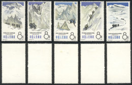 Sc.828/832, 1965 Mountaineering, Cmpl. Set Of 5 Values, Mint Very Lightly Hinged, VF Quality, Catalog Value US$92+ - Autres & Non Classés