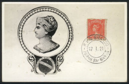 Maximum Card Of JA/1921: Allegory Of The Republic, Liberty, VF Quality - Maximumkarten