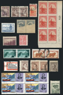 LOT OF VARIETIES: 16 Different Varieties, Some Very Notable, For Example Shifted Perforations, Offset Impressions,... - Collections, Lots & Series