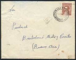 Cover Franked By GJ.800, Sent To Buenos Aires On 19/JUN/1945, With Rare Cancel Of RAMADA PASO (Corrientes), VF! - Andere & Zonder Classificatie