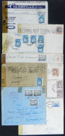 10 Covers Sent To USA Between 1943 And 1945, All CENSORED, Interesting! - Autres & Non Classés