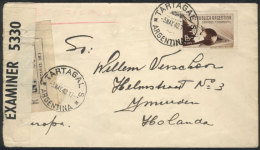 Registered Cover Franked By GJ.838 ALONE (Fonopost 1.50P.) Sent From Tartagal (Salta) To Netherlands On 3/MAY/1940,... - Autres & Non Classés