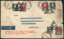 Registered Cover Franked With OFFICIAL DEPARTMENT STAMPS (M.R.C.) For $3.30, Sent From Quilmes To Buenos Aires VIA... - Andere & Zonder Classificatie