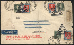 Registered Cover Franked With OFFICIAL DEPARTMENT STAMPS (M.R.C.) For $3.30, Sent From Quilmes To Buenos Aires VIA... - Autres & Non Classés