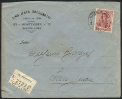 Registered Cover Franked With 30c. San Martín, Sent From Buenos Aires To San Juan On 9/SE/1921, Excellent... - Sonstige & Ohne Zuordnung