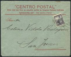 Cover With Advertisement For "Centro Postal, Only Shop With A Complete Range Of Illustrated Postcards", Franked... - Sonstige & Ohne Zuordnung