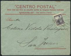 Cover With Advertisement For "Centro Postal, Only Shop With A Complete Range Of Illustrated Postcards", Franked... - Autres & Non Classés