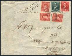 Registered Cover Franked By GJ.176 + 178 + 179 X3, Sent With AR From B.Aires To Italy On 11/JUN/1897, VF! - Sonstige & Ohne Zuordnung