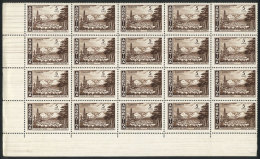 GJ.1490, Block Of 20 With Many Horizontal Lines Across, VF Quality! - Autres & Non Classés