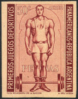 25 February 1951, First Panamerican Games, UNADOPTED ESSAY Printed By Casa De Moneda On White Or Opaque Paper, 50c.... - Otros & Sin Clasificación