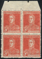 GJ.629d, Block Of 4, One WITH PERIOD, VF Quality! - Andere & Zonder Classificatie