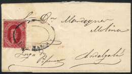 GJ.26A, 5th Printing, Cerise-carmine, Lightly Parchment-like Paper, Fantastic Example Franking A Folded Cover To... - Covers & Documents