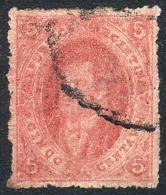 GJ.25e, 4th Printing, Vertically DIRTY PLATE Variety, Very Notable Over The Face, Excellent Quality! - Unused Stamps
