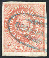 GJ.15, 5c. With Narrow C, Interesting Dull Red Color, Used In Concordia, Excellent Quality! - Oblitérés