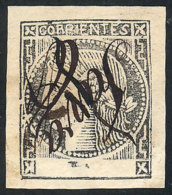 GJ.18, 1879 Revenue Stamp Printed In Black On White Paper, Type 7, Used, With Signature Of The Finance Minister... - Corrientes (1856-1880)