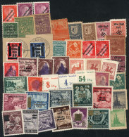 Several Hundreds Interesting Stamps, Including Many Examples With Local Overprints Applied After World War II, VF... - Andere & Zonder Classificatie