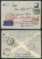 Airmail Cover Sent From Hamburg To Argentina On 5/OC/1938, Franked With 1.75Mk. The Letter Was Addressed To "Hans... - Covers & Documents