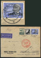 Airmail Cover Sent From Iserlohn To Argentina On 8/MAY/1937 Franked With  4,75Mk., Including The Stamp Michel 539y... - Brieven En Documenten