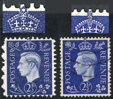 FORGED British Stamp Made By The Nazis As Anti-British Propaganda, 2½p. Blue (it Has, Among Other Details, A... - Sonstige & Ohne Zuordnung