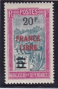 Madagascar N° 255 Neuf * FRANCE LIBRE - Unused Stamps