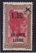 Madagascar N° 262 Neuf * FRANCE LIBRE - Unused Stamps