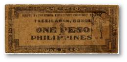 Philippines - 1 Peso - 1942 - Pick S 135.e  - BOHOL Emergency Currency Board - Philippines