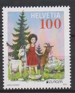 Switzerland Mi 2157 - Europa CEPT - Children's Books - Heidi - Goat - Pine Tree 2010 * * - Nuovi