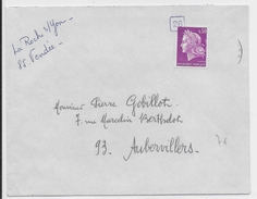 Delcampe - CHEFFER - ENVELOPPE De LA ROCHE SUR YON => AUBERVILLIERS Avec ANNULATION De FORTUNE VIOLETTE - 1967-1970 Marianne De Cheffer