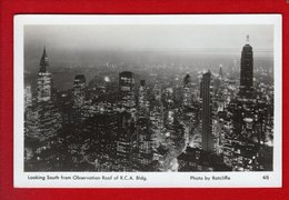 1 Cpa New York La Nuit - Panoramic Views