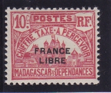 Madagascar Taxe N° 20 Neuf * FRANCE LIBRE - Strafport