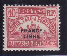 Madagascar Taxe N° 20 Neuf * FRANCE LIBRE - Timbres-taxe