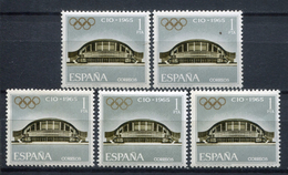 España 1965. Edifil 1677 X 5 ** MNH. - Hojas Completas