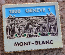 POSTE DU MONT BLANC - 1200 GENEVE 1  - SUISSE -  TIMBRE - PTT - SCHWEIZ - STAMP - STEMPEL - GENEVA POST -     (14) - Postwesen